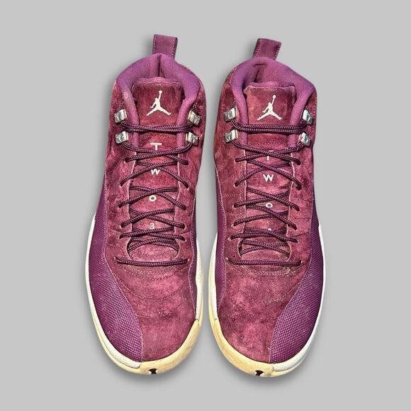 Air Jordan 12 Retro “Bordeaux” Men’s Maroon Sneakers - Size 11.5 main image 4